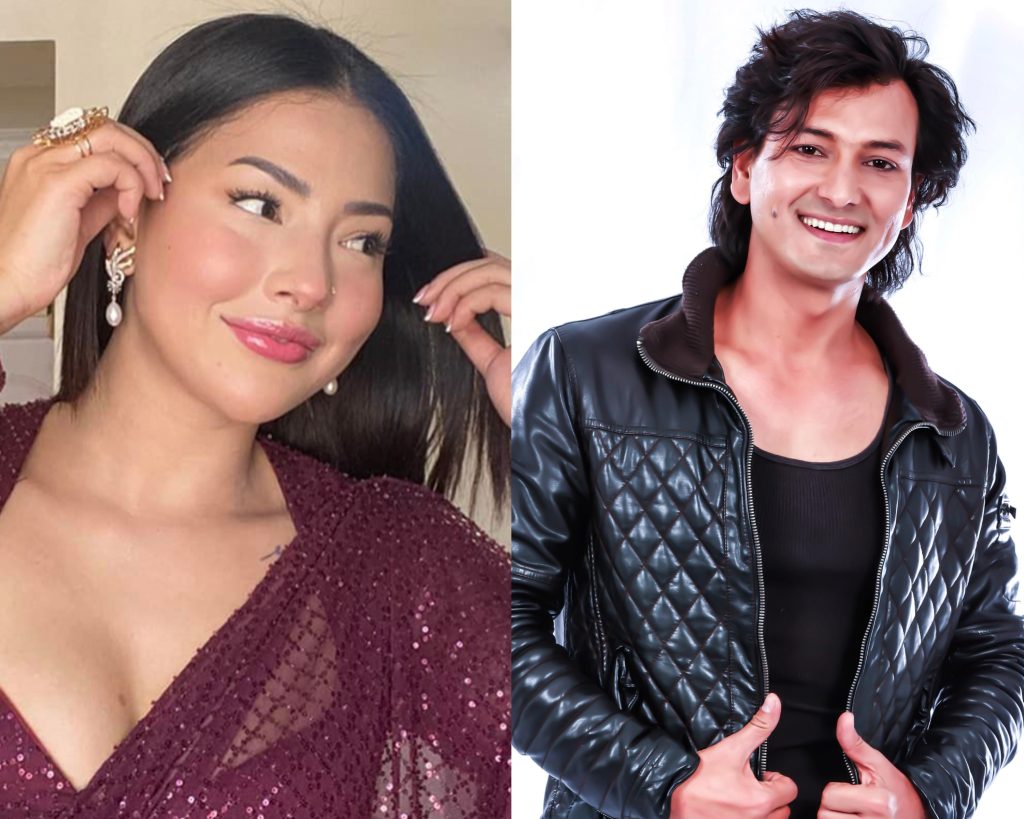 ‘रुमानी रङ्ग’मा साम्राज्ञी र आर्यनको जोडी 1 samragyee and aryan