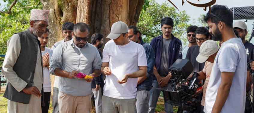 ‘पूर्ण बहादुरको सारङ्गी’को पहिलो चरणको छायांकन सकियो 26 pbsarangi shooting