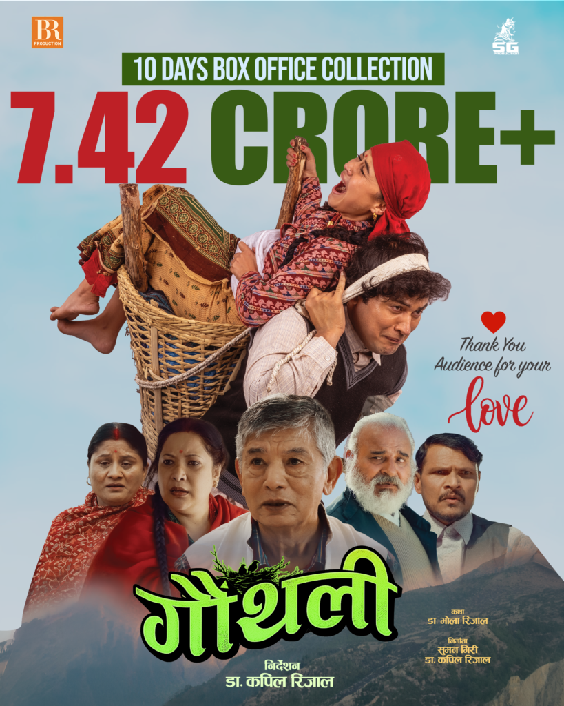 १० करोडको नजिक ‘गौंथली’ 1 10 days